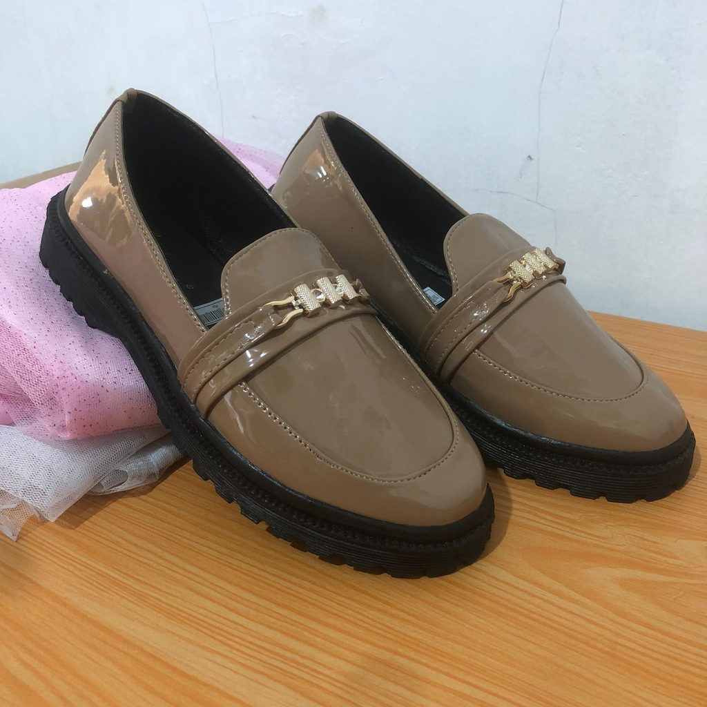 diata sepatu docmart fashion korea sepatu oxford wanita loafers