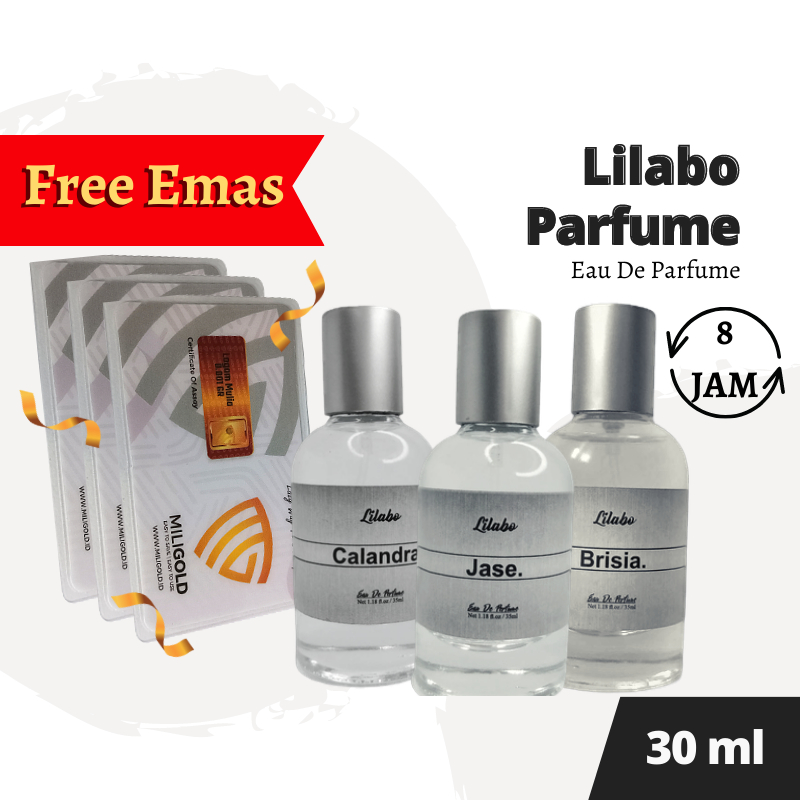 Parfume Lilabo - Eau De Parfume Unisex Best Seller - Parfum Baccarat Calandra Jase Brisia inspired by Andinskin