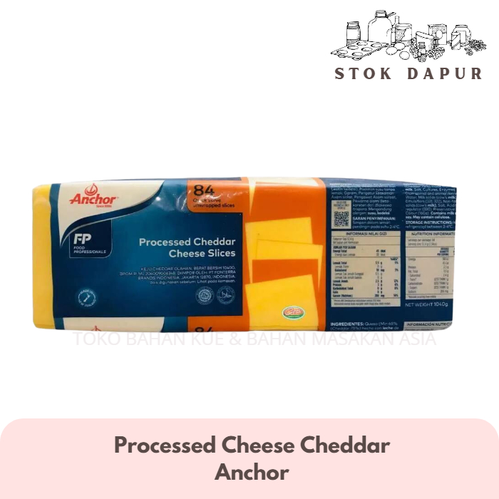

Anchor Cheddar Cheese Slices 1kg