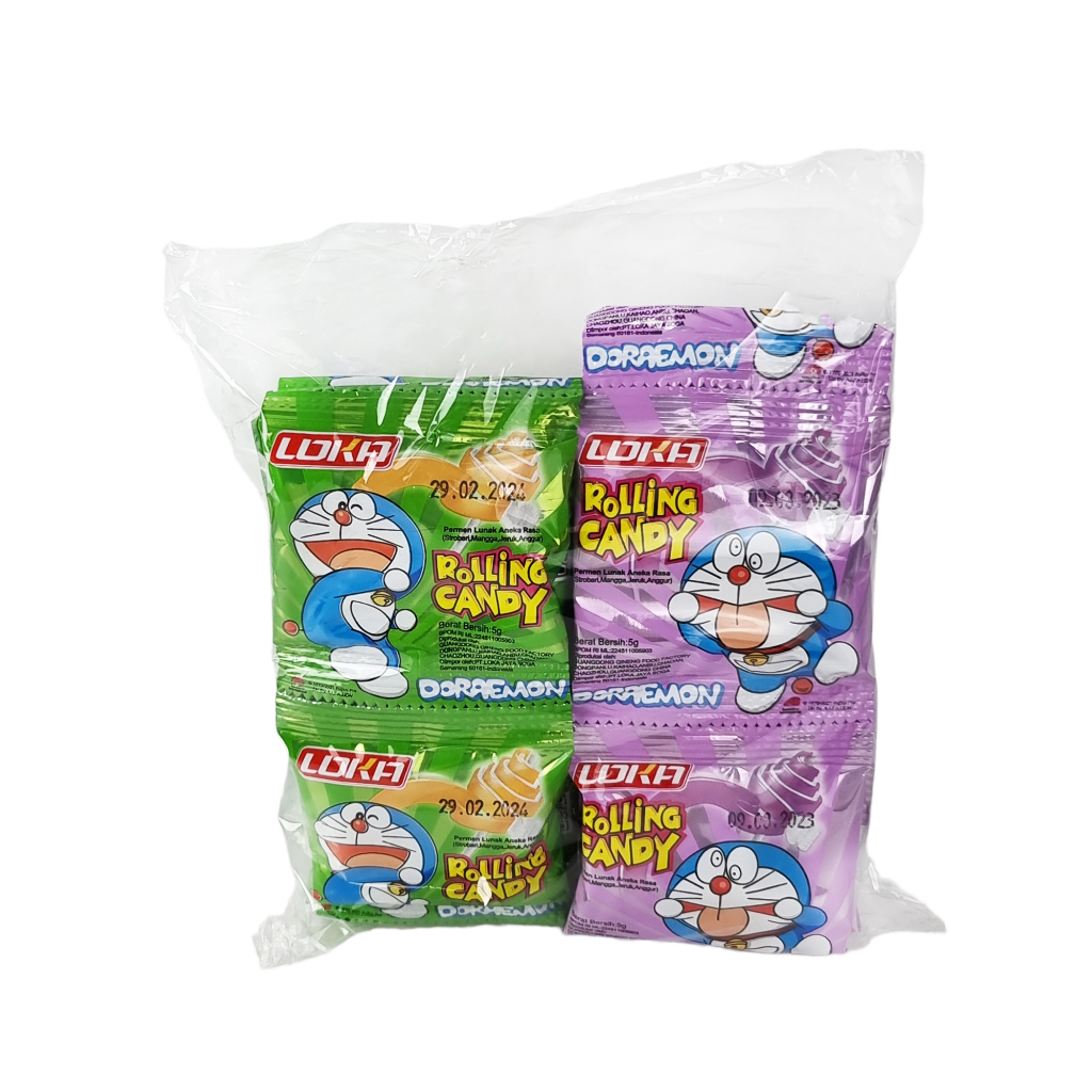 

Loka Rolling Candy Doraemon - Netto 20bks x 5gr