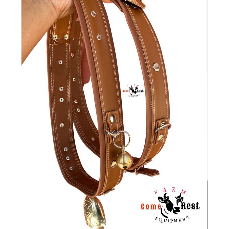 Kalung Sapi kulit gongsreng sintetis premium