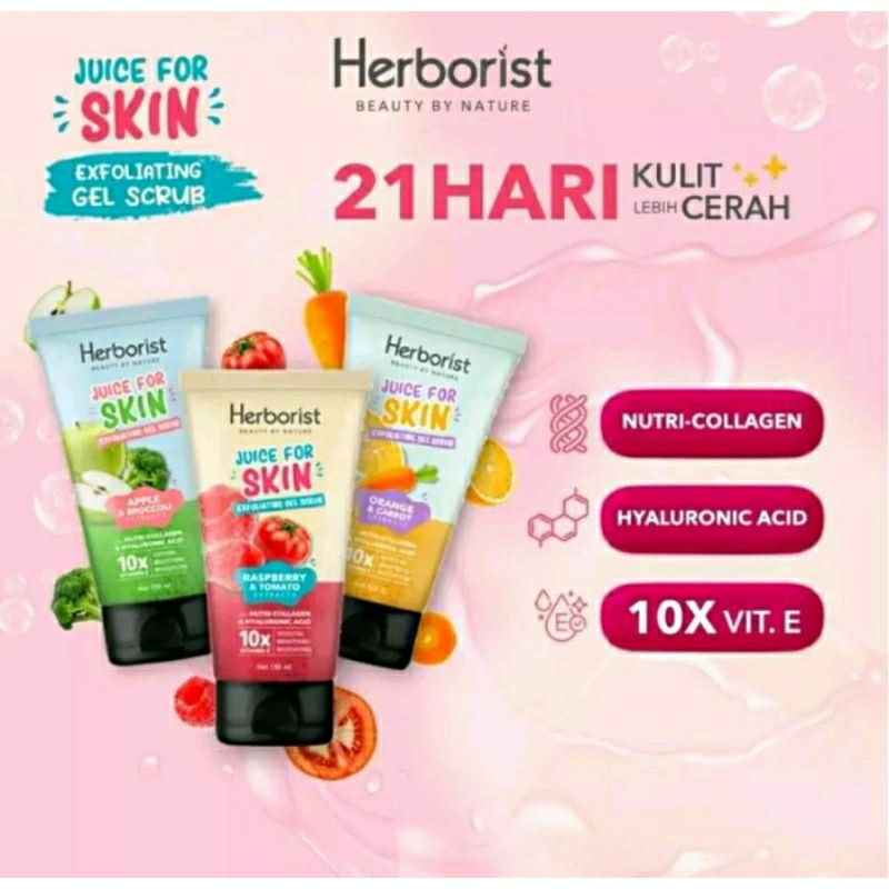 HERBORIST Juice For Skin Gel Exfoliating scrub 150ml - Body Scrub