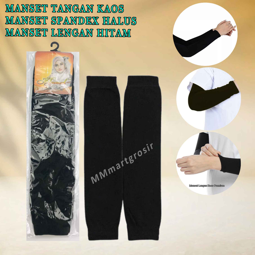 Manset Lengan / Manset Tangan Kaos / Manset Spandex Halus