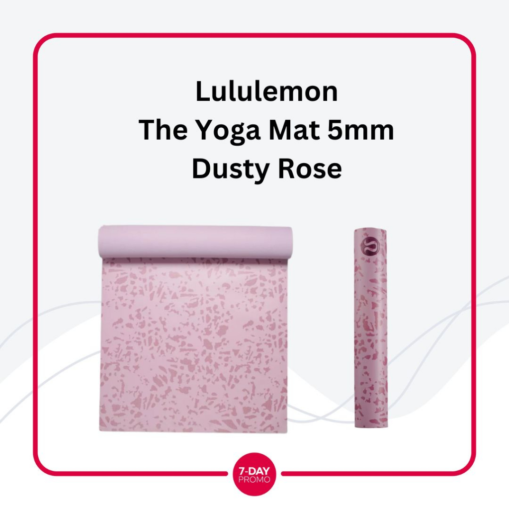 Lululemon The Yoga Mat 5mm Synthesize Dusty Rose