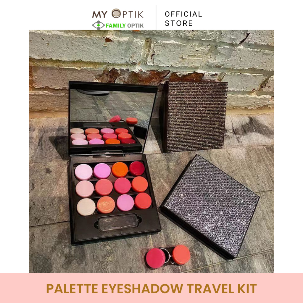 Palette Eyeshadow Travel Kit Tempat Softlens