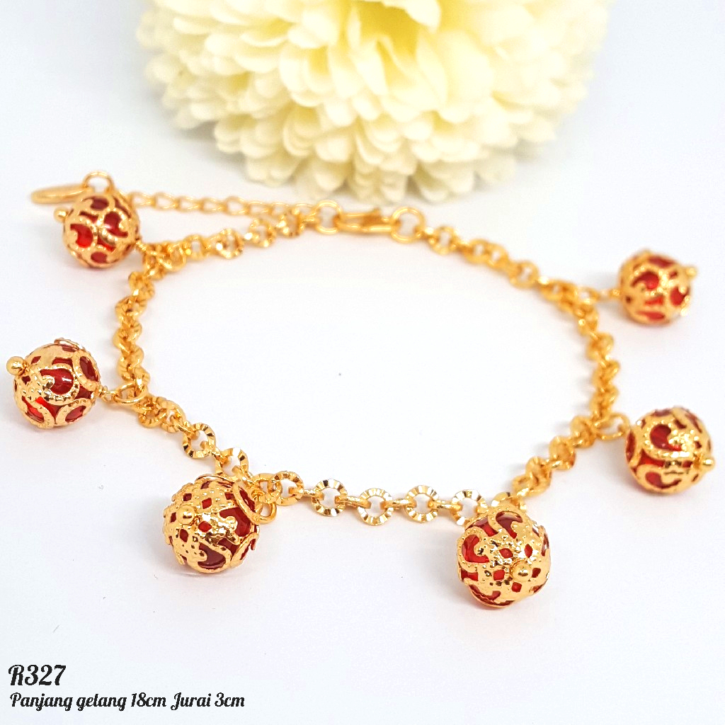 PGX Gelang Tangan Xuping Wanita Perhiasan Lapis Emas Aksesoris Fashion Premium - R327