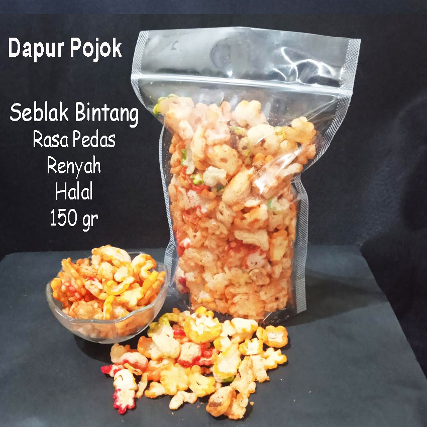 

Seblak kering Cemilan Keripik snack pedas Kemasan Ekonomis 150g oleh - oleh khas Bandung