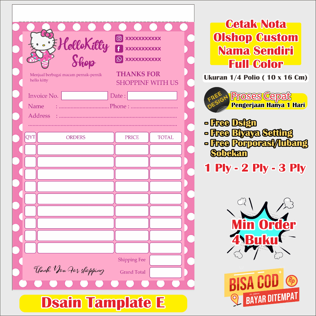 

nota olshop karakter nama sendiri ukuran 1/4 polio nota olshop custom nota olshop aesthetic nota olshop 2 ply nota olshop pengiriman nota ollshop nota olshop kecil nota olshop mini nota olshop murah nota olsop 1E