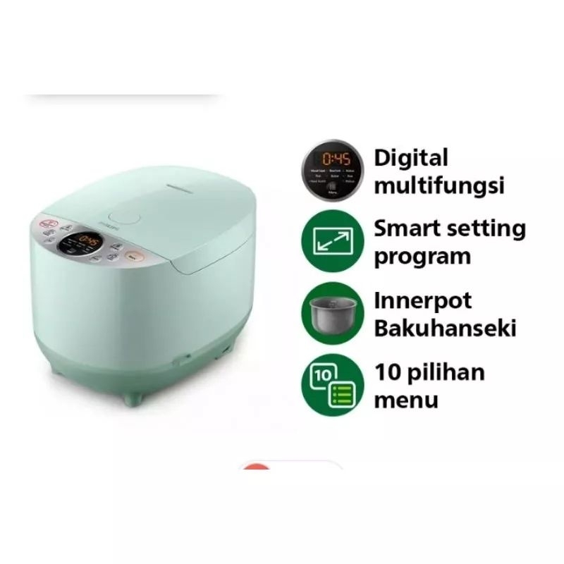 Philips Rice Cooker Digital 1.8 Liter HD 4515