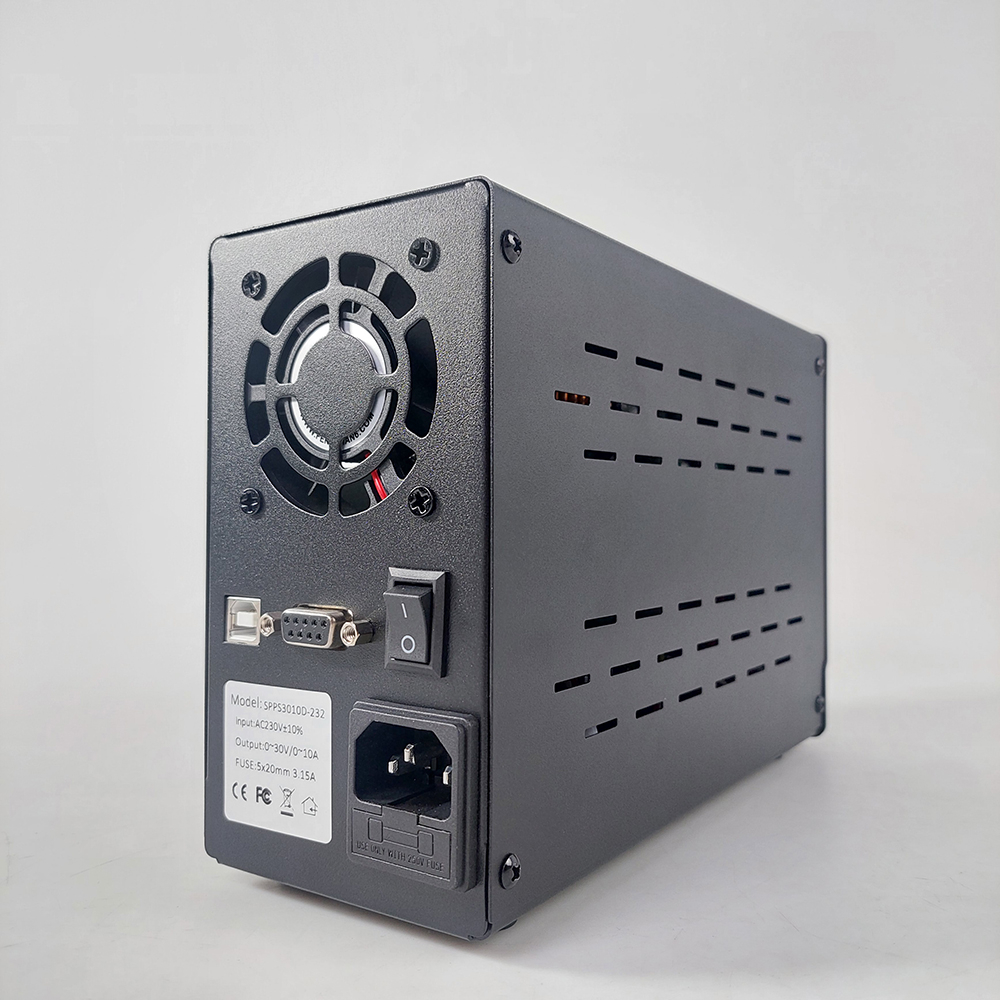 KUAIQU Power Supply Programmable Series DC 30V 10A - SPPS3010D-232 - Black