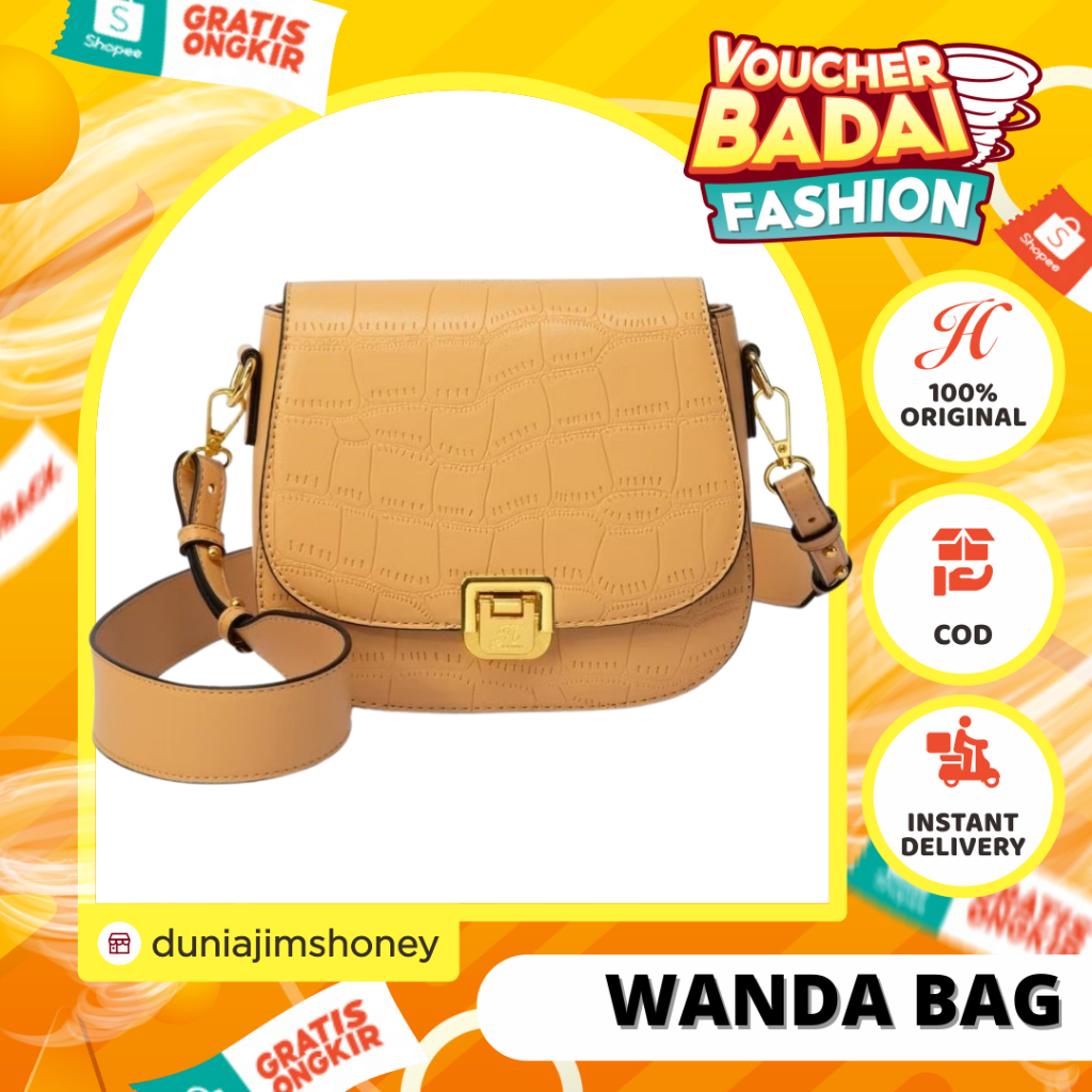 TAS SELEMPANG WANITA JIMS HONEY WANDA BAG ORI