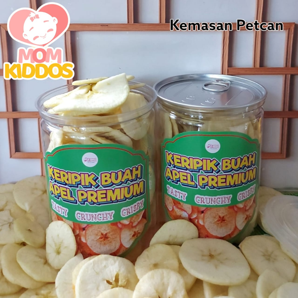 

Cemilan Keripik Buah Apel Premium (Kemasan PET CAN)
