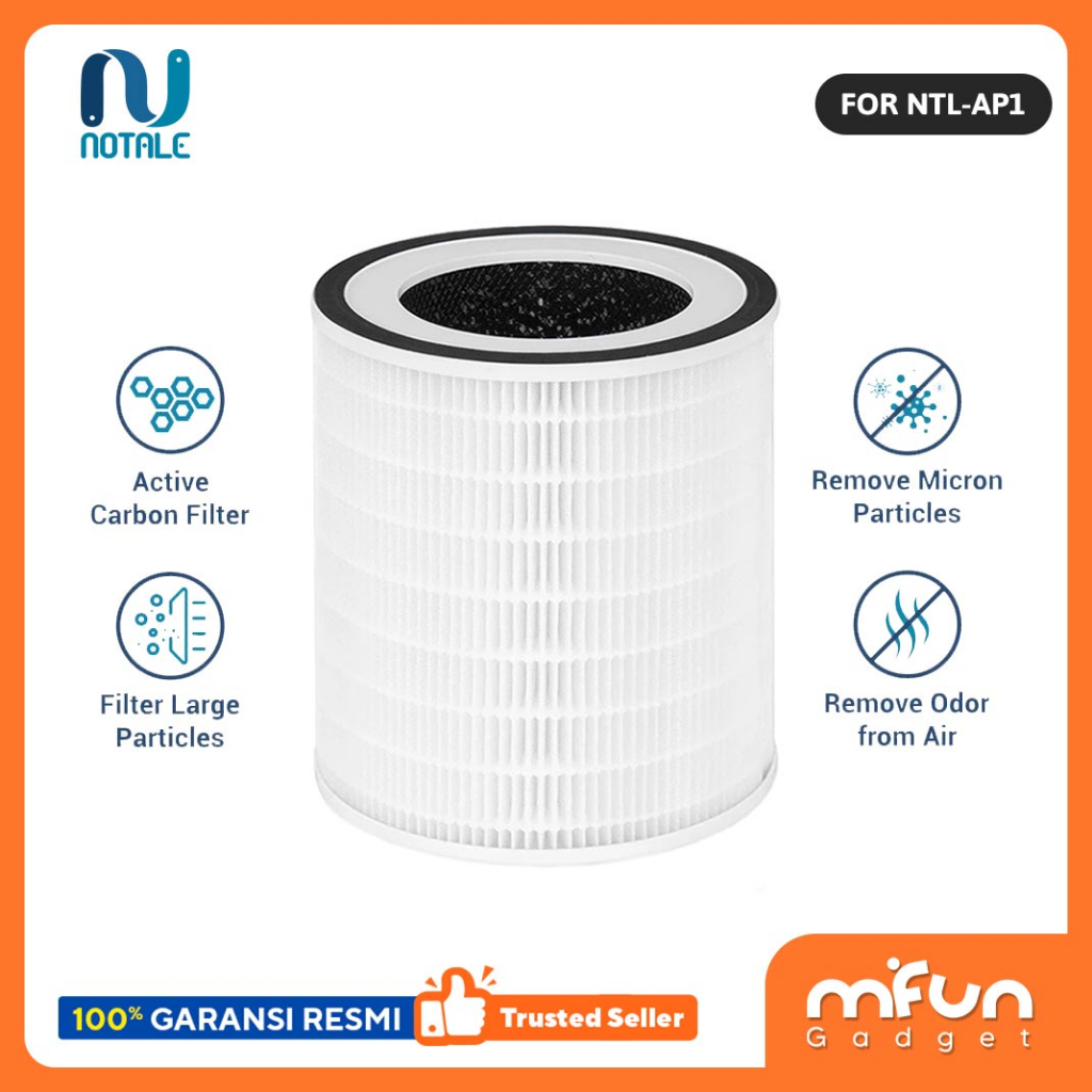 Hepa Filter Notale Air Purifier NTL-AP1 Antibacterial Active Carbon