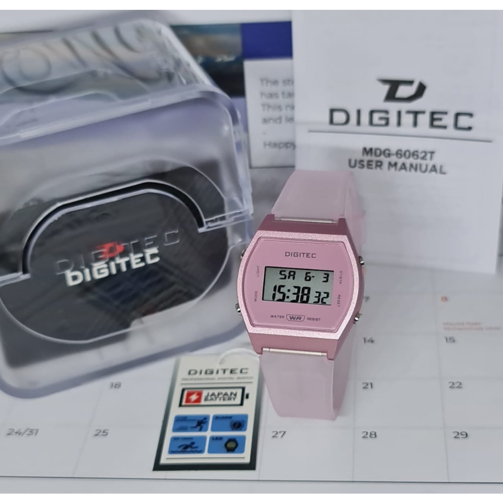 JAM TANGAN WANITA DIGITEC MDG-6062T MDG 6062T DG 6062T ORIGINAL FREE BOX