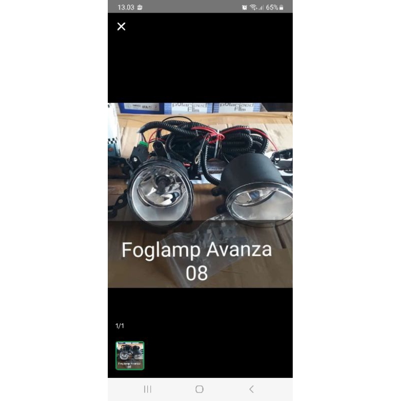 fog lamp mobil avanza/xenia lama
