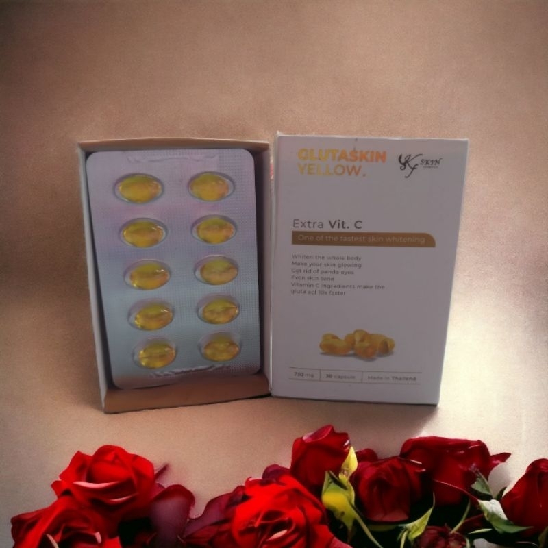 Gluta skin yellow