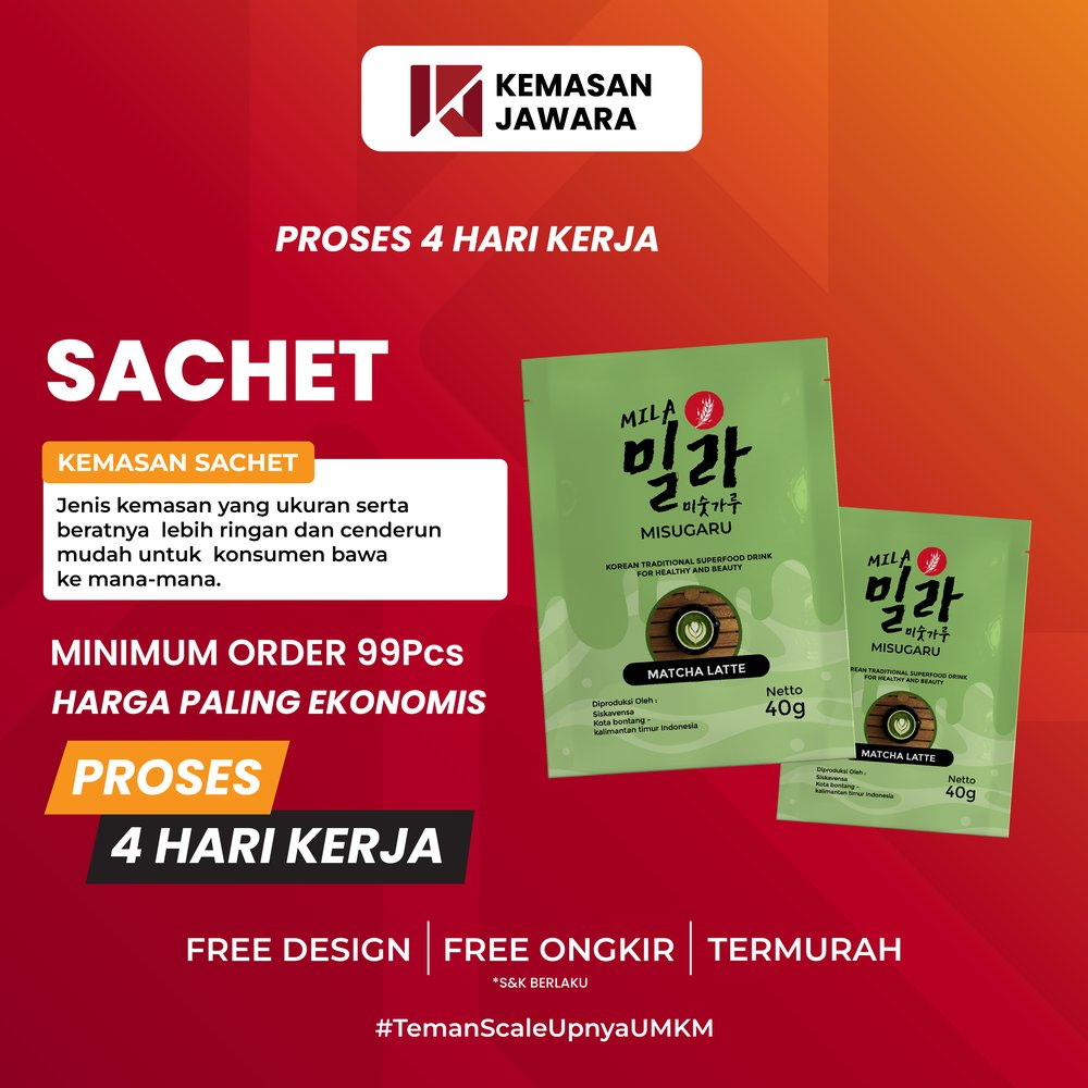 Kemasan Makanan l Masker sachet NON ZIPLOCK