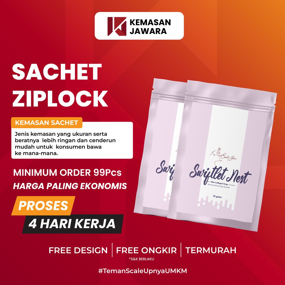 Kemasan Masker l Makanan sachet ZIPLOCK