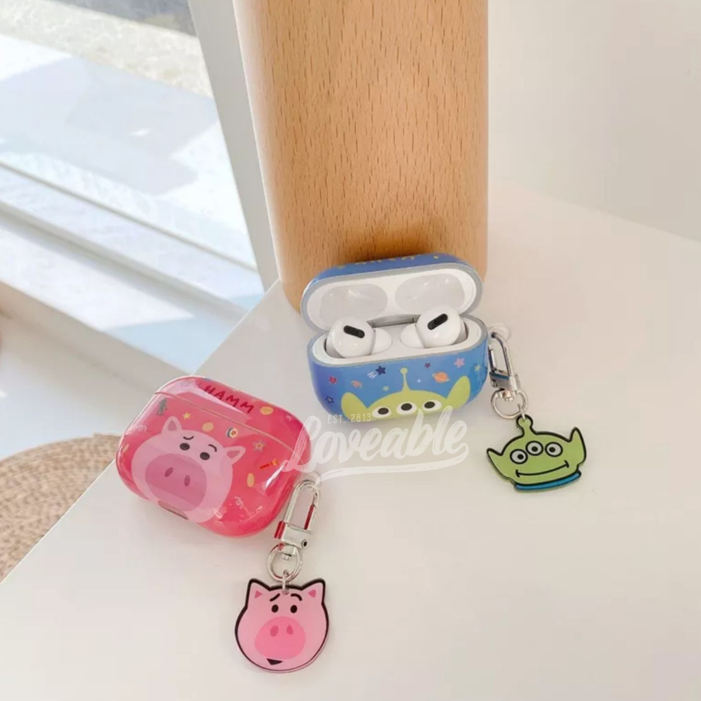 Pod case colorful character alien piggy