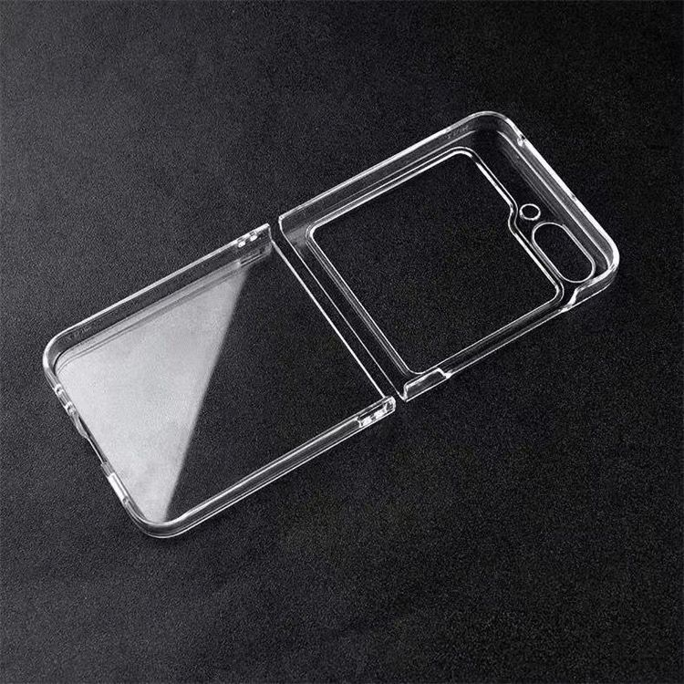 Clear Case Bening Samsung Galaxy Z Flip 5 Flip 4 5G Z Flip 3 Flip 2 Flip 1 High Premium Transparan Hard Case Anti Kuning