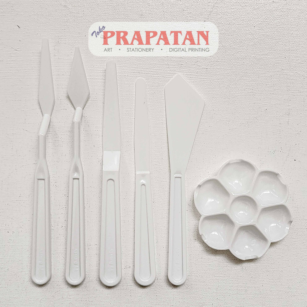 

Butterfly Plastic Painting Knife Set 5pcs | Pisau Palet Plastik