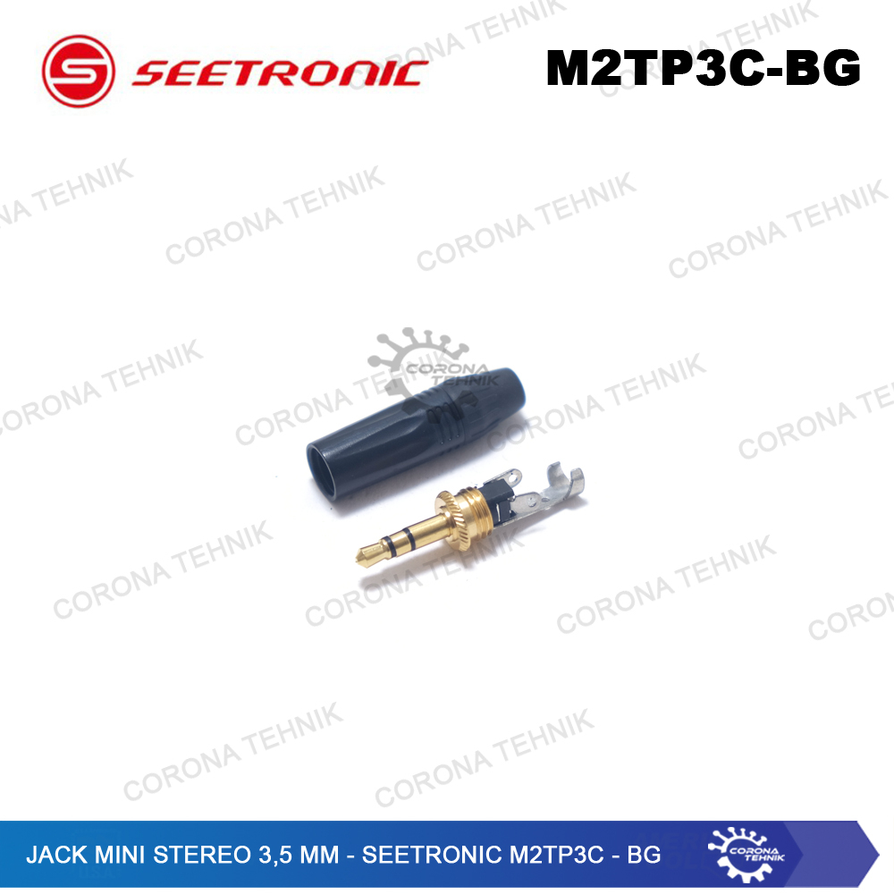 Jack Mini Stereo 3,5 mm - Seetronic M2TP3C - BG