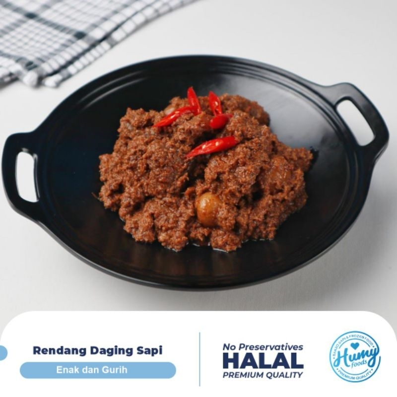 RENDANG DAGING EMPUK HOMEMADE (350GR) No Pengawet Pewarna MSG