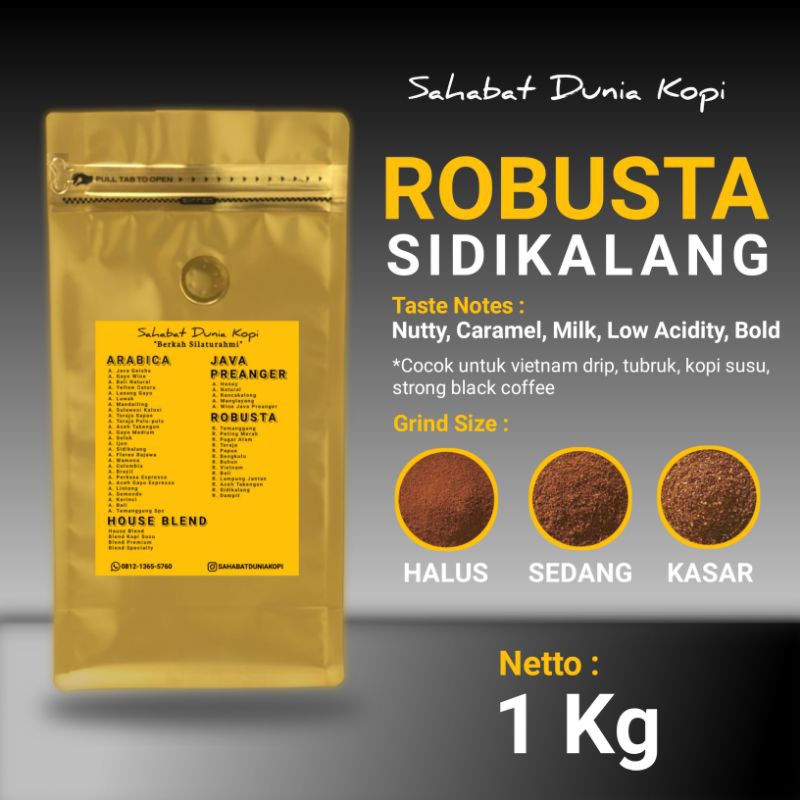 

Kopi Robusta Sidikalang 100% Kualitas Terbaik