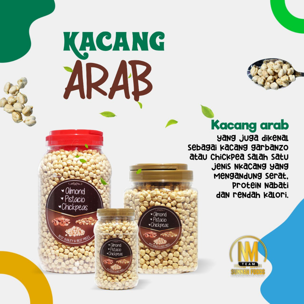 

Kacang Arab Kemasan 870gr - 1kg