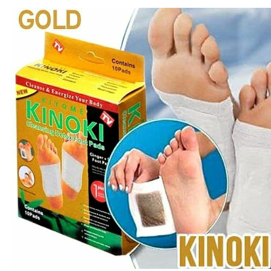 KOYO KAKI KINOKI GOLD DETOX FOOT PATCH PADS KOYO PENYERAP RACUN