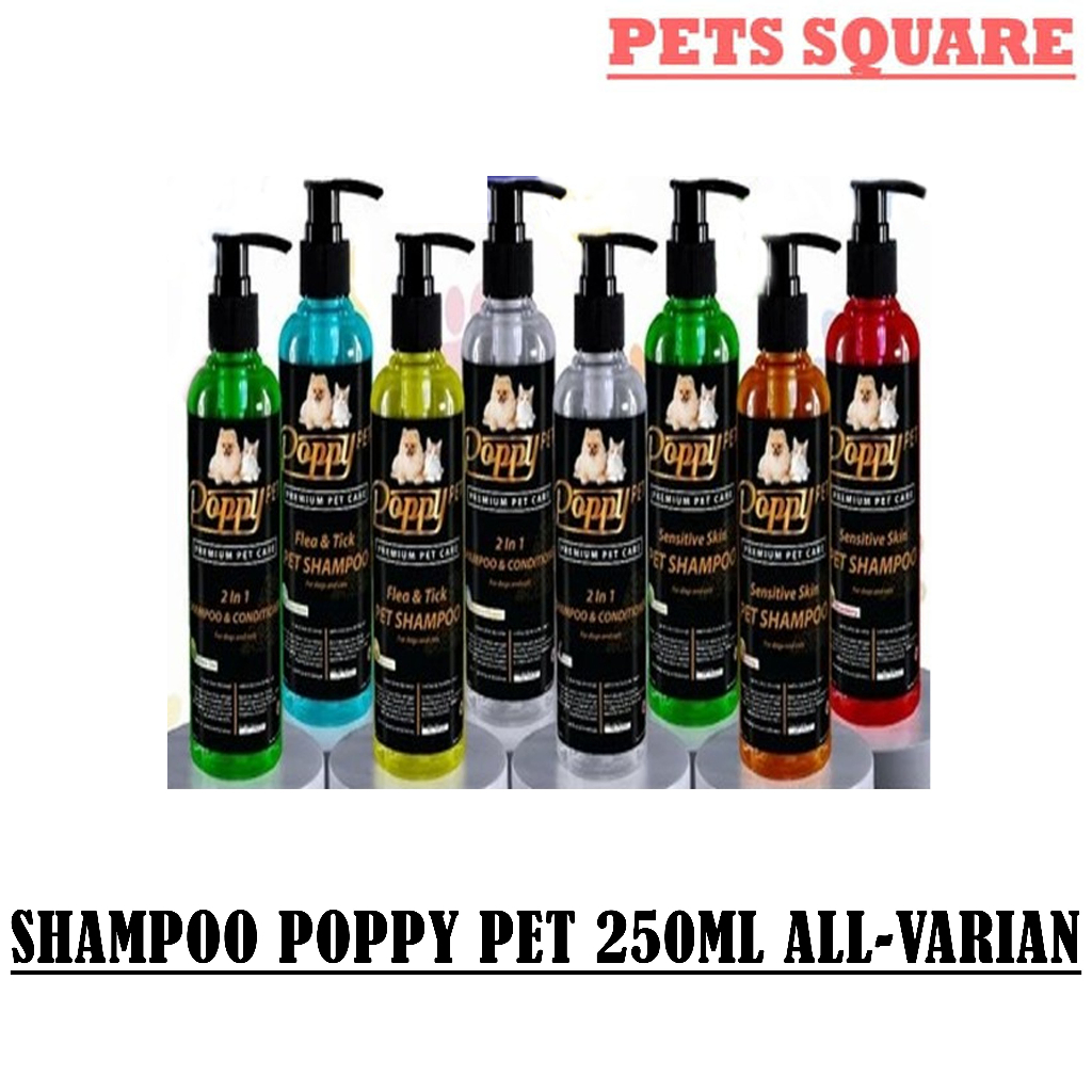 Shampoo &amp; Parfum Kucing/Anjing POPPY PET 250ML