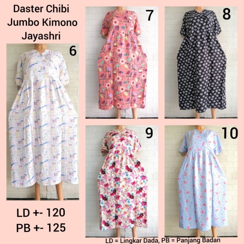 DASTER JUMBO KIMONO JAYASHRI LD +- 120 RAYON PREMIUM ADEM BUSUI FRIENDLY