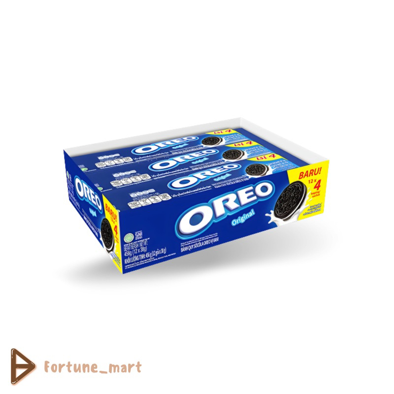 

Oreo Biskuit Krim Vanilla isi 12pcs