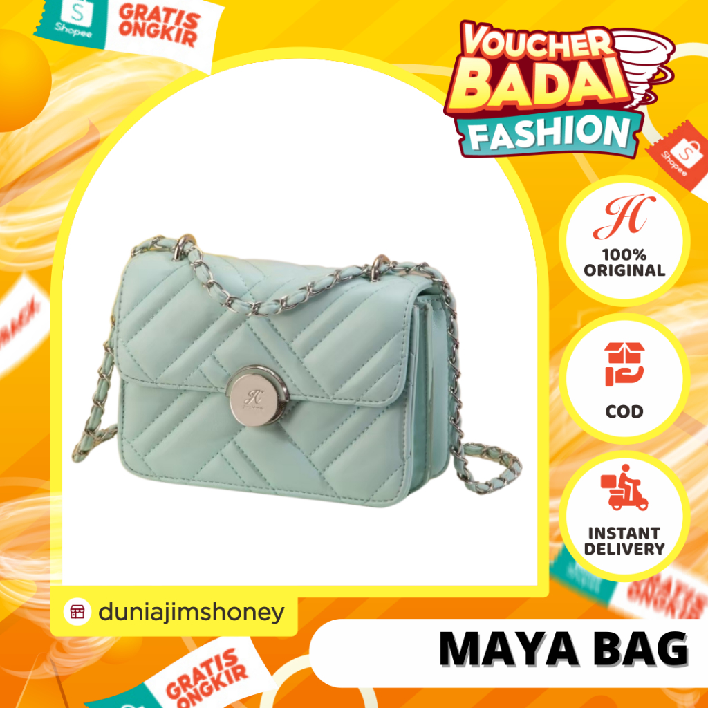 Jims Honey Maya Bag Tas Selempang Dompet Cewek Wanita Mini Fashion Korea Keren Import Jimshoney Ori