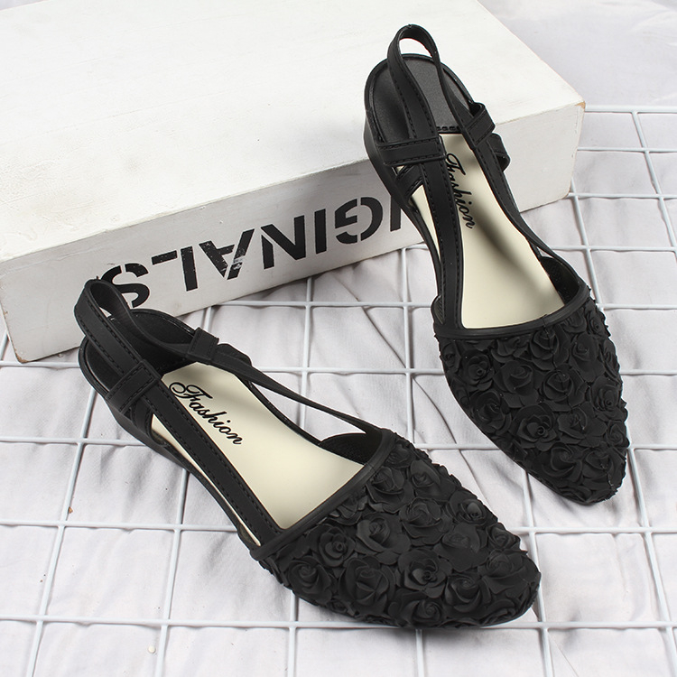 Sepatu Hak Wanita Heels Tali Belakang Import Elegan Stylish Casual Kekinian Cantik Azgalery SPT-75