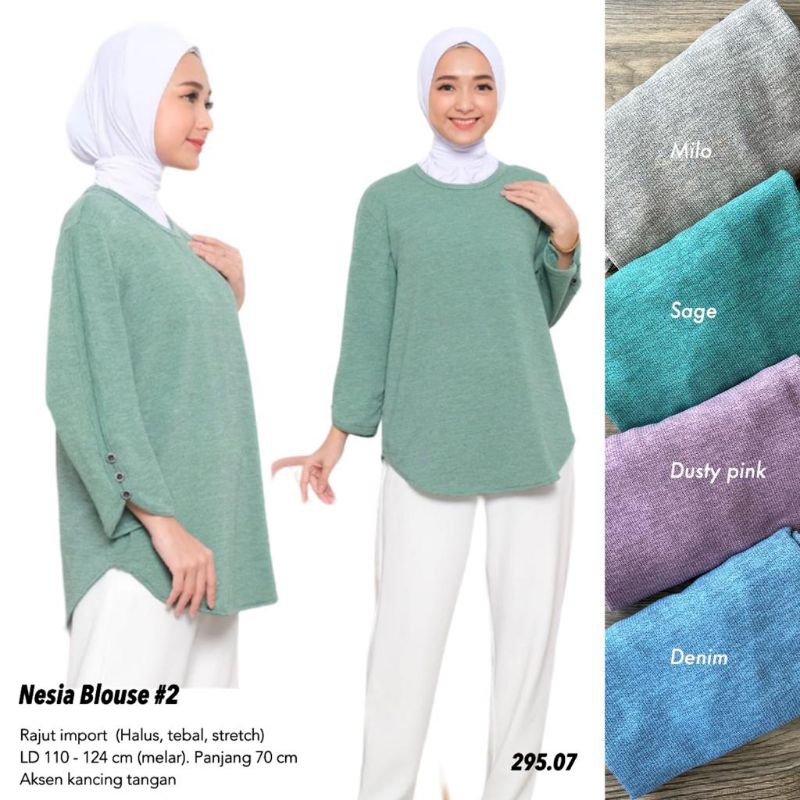 Blouse Knit - Nesia Blouse //JF514