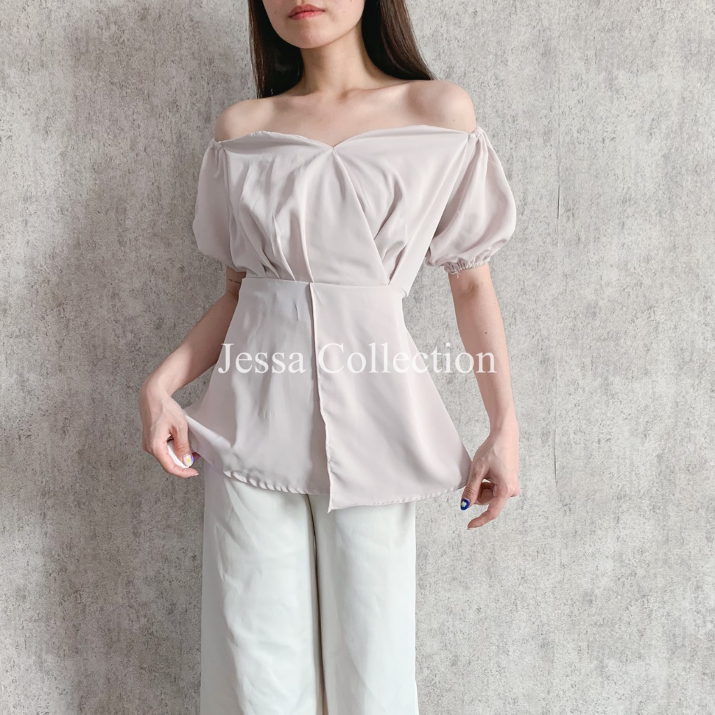 Premium Arnoly Offshoulder Top TH 899 POLYESTER