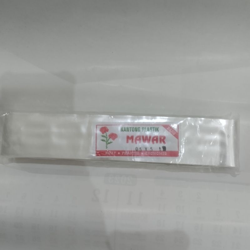 PP roll cap mawar 0,05×5/pp roll bening/pp roll plastik/bungkus makanan