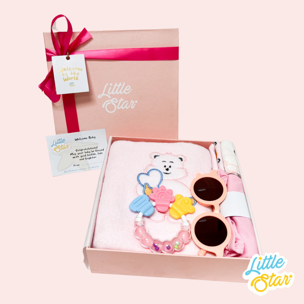 Little Star Daisy Premium Hampers Bayi Newborn Baby Gift Set Handuk Kado Lahiran