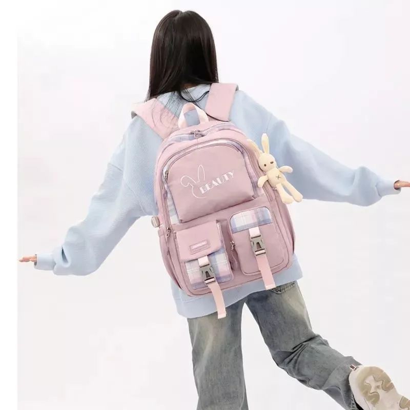 Tas Ransel Anak Cartun Rabbit Kawai Tas Ransel Backpack Untuk Anak SD / SMP / SMA Ransel Anak Terbaru 2023 4 Varian Warna