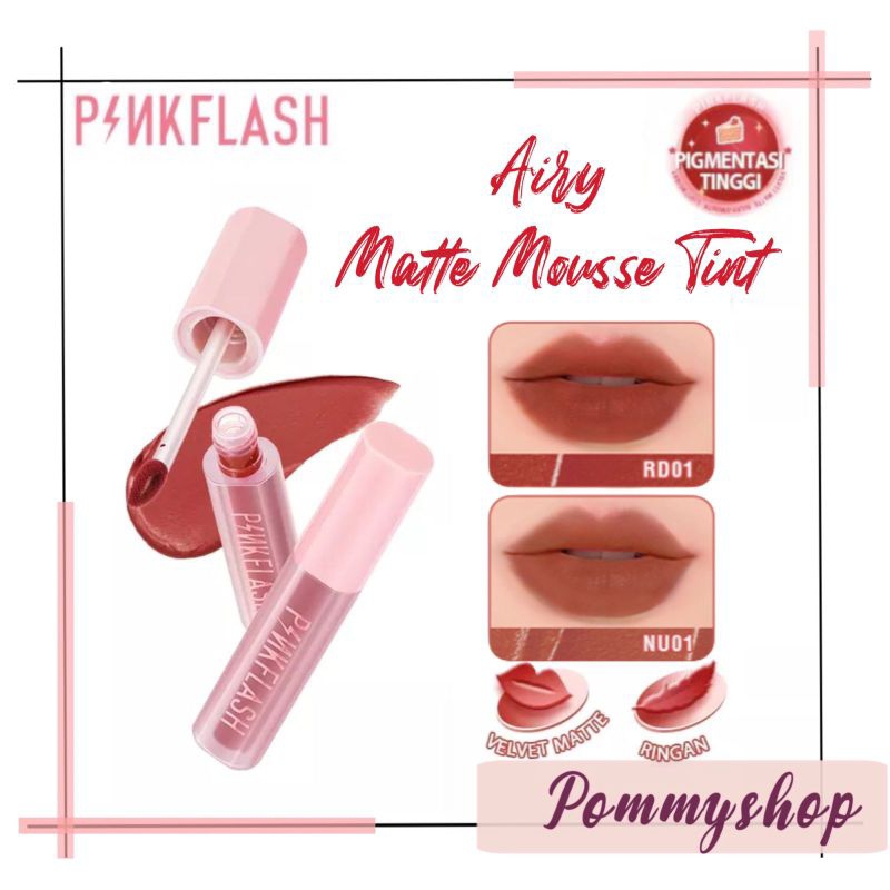 Pinkflash Velvet Airy Matte Mousse Lip Tint