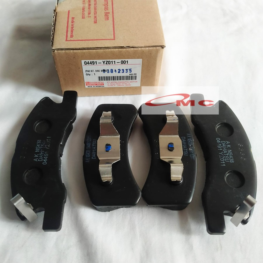 Brake Pad Kampas Rem Depan Daihatsu Ayla Agya Manual 04491-YZ011-001
