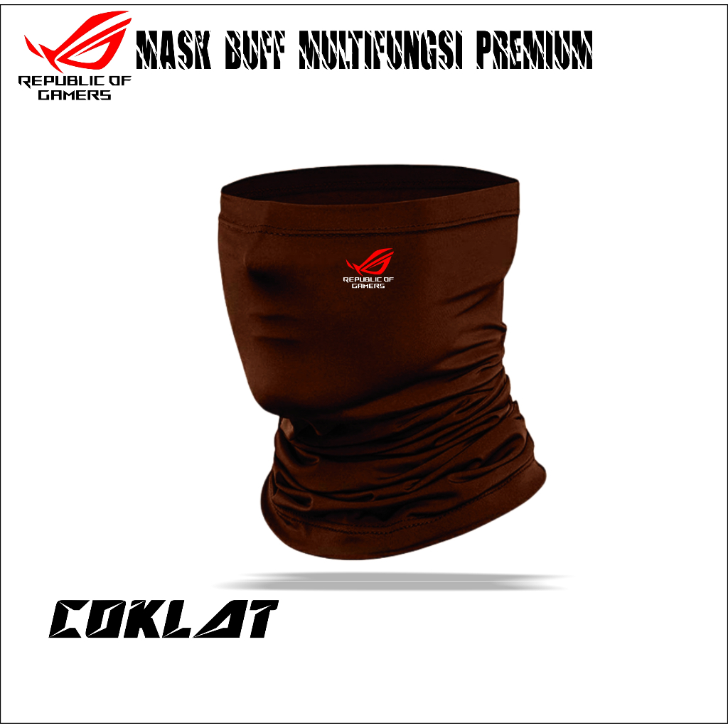 Mask Buff Bandana Multifungsi Premium Pengendara Motor ROG