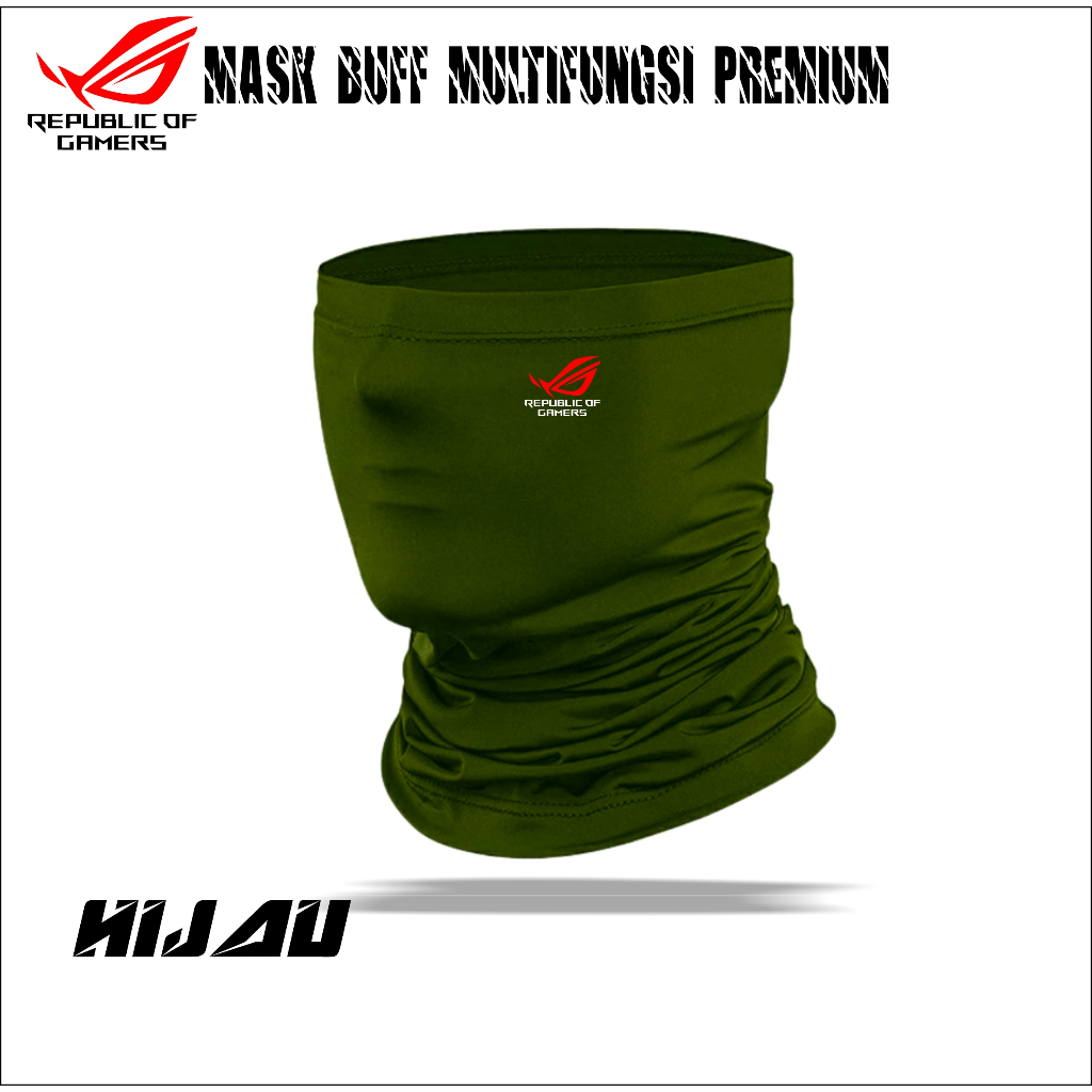 Mask Buff Bandana Multifungsi Premium Pengendara Motor ROG