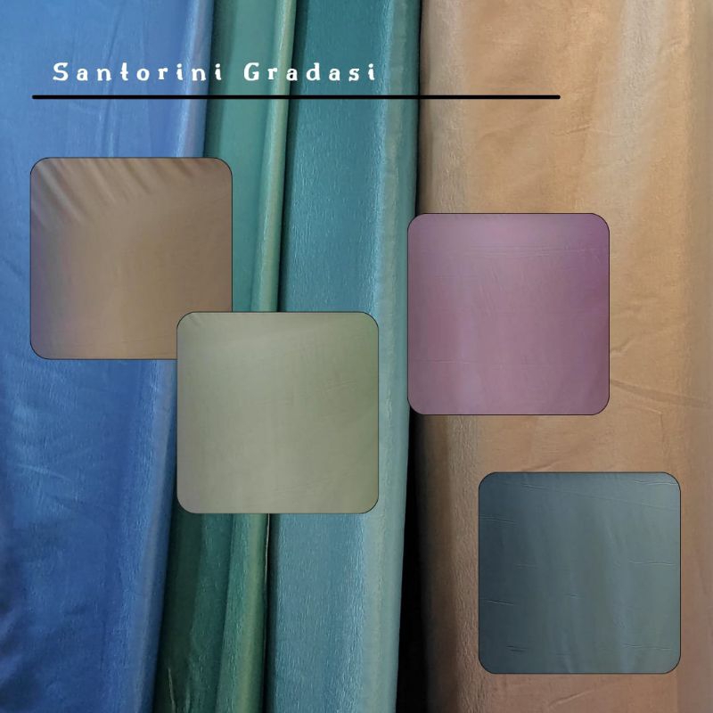 santorini gradasi/santorini threetone/NEW santorini