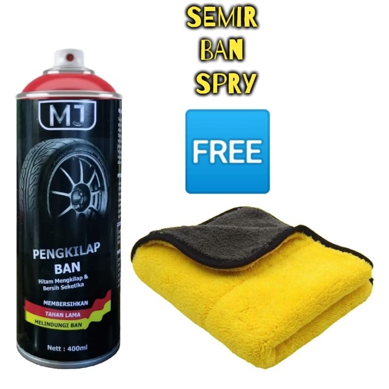 Semir Ban MJ Spray pengkilap ban Premium Mobil dan motor