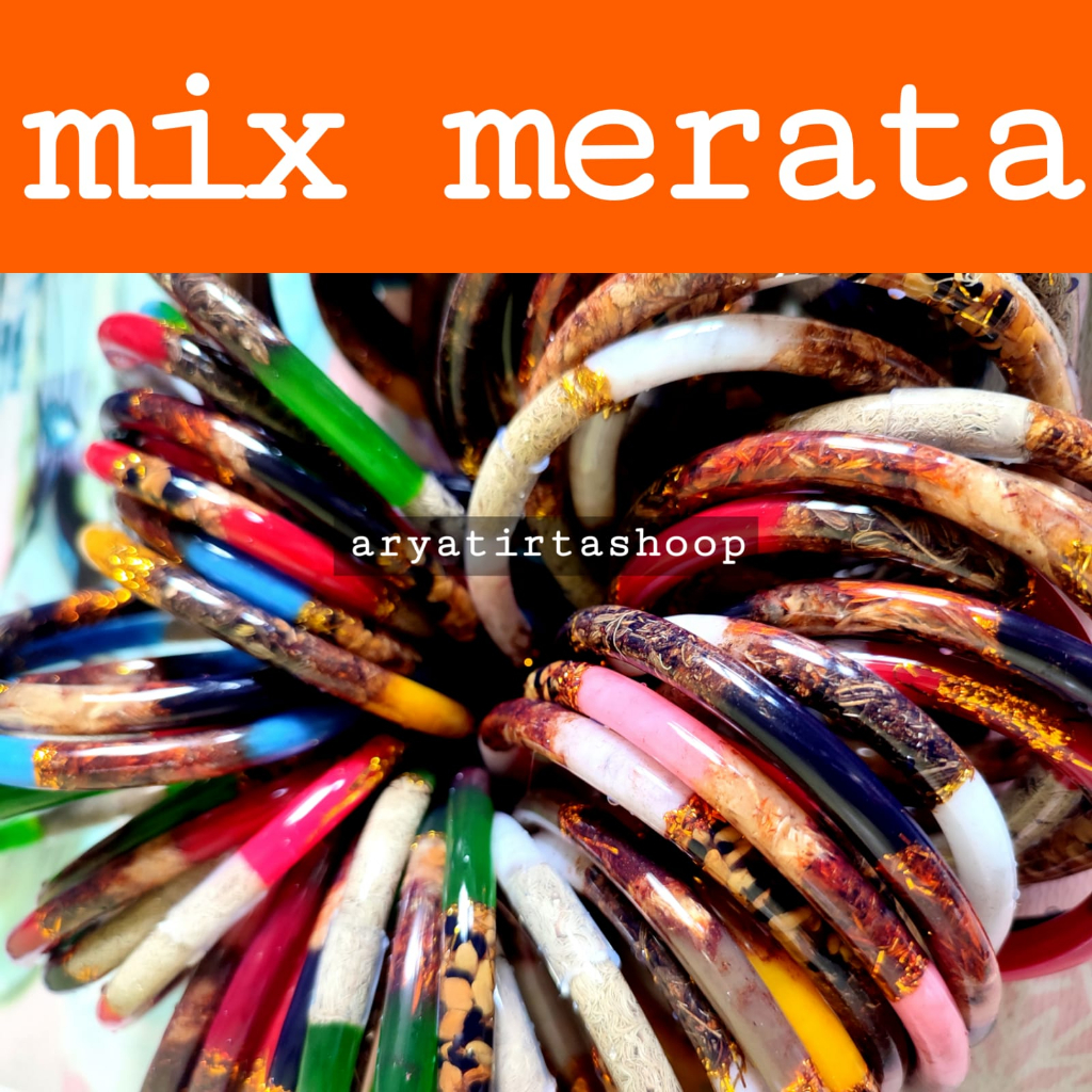 [ASLI] Gelang Anti Sawan Kariango Dlingo Bangle PIPA SEDANG 3/16 inch Bengle Jeringau Bidara Kasumba