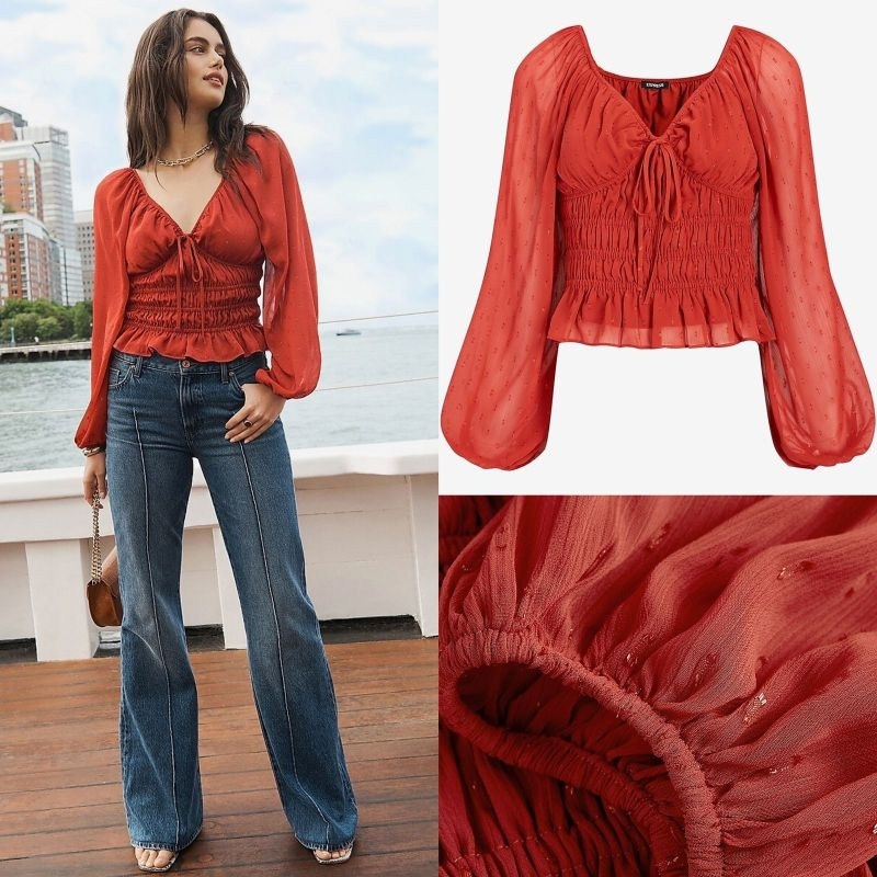 Exp mix portofino blouse