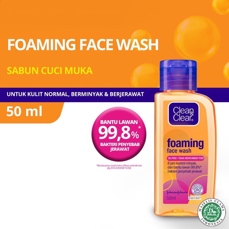 CLEAN &amp; CLEAR Facial Wash Sabun Pembersih Wajah