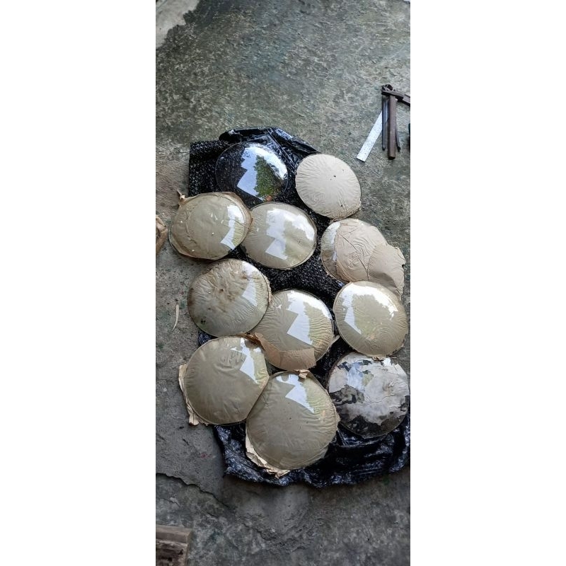 kaca cembung jam dinding antik junghans baru stok lama